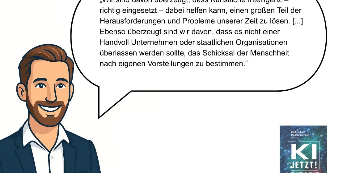 Illustration mit Kai Gondlach zum Thema: KI-Infrastruktur