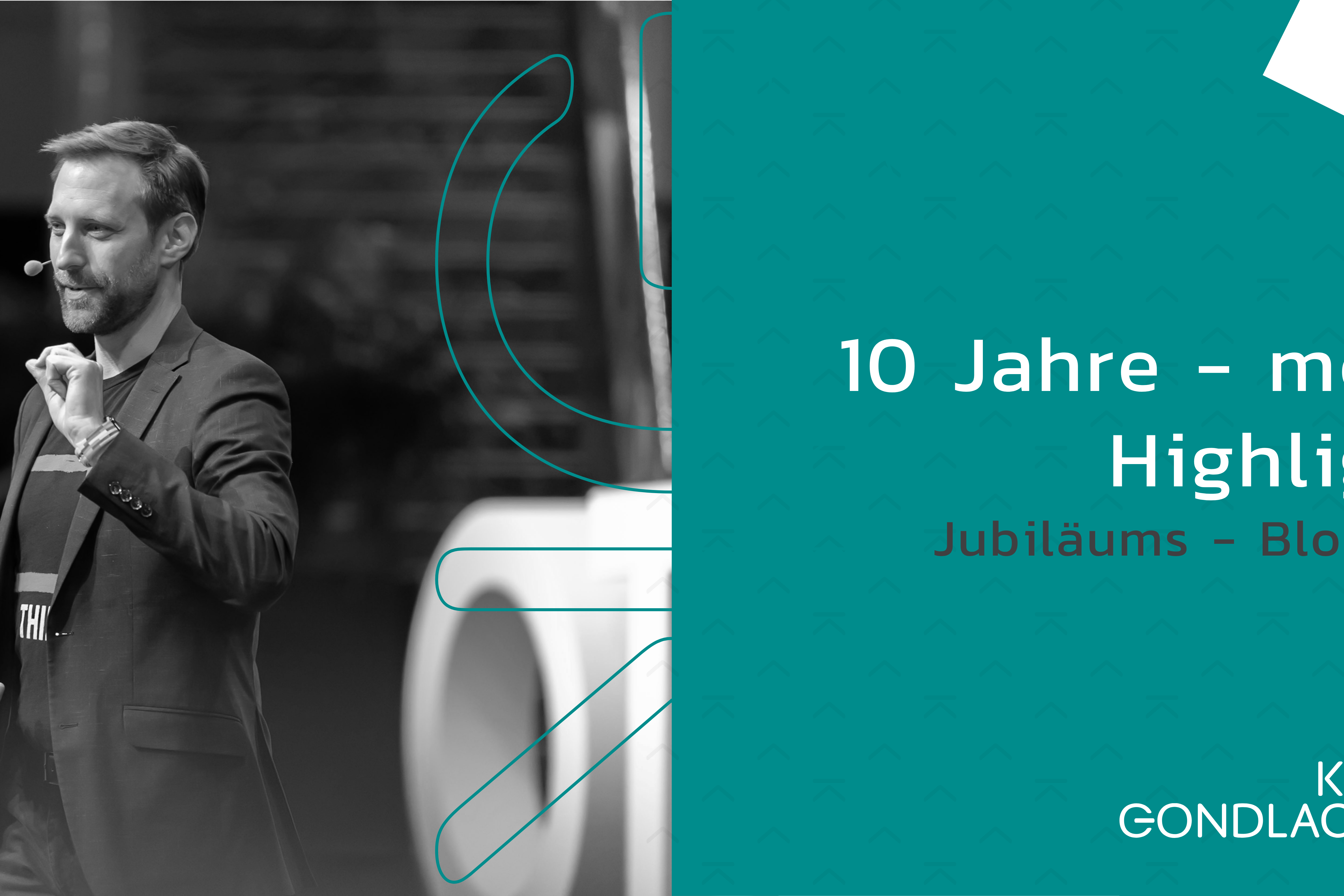 Kai Gondlach als Keynote Speaker auf einer Bühne – 10 Jahre Highlights